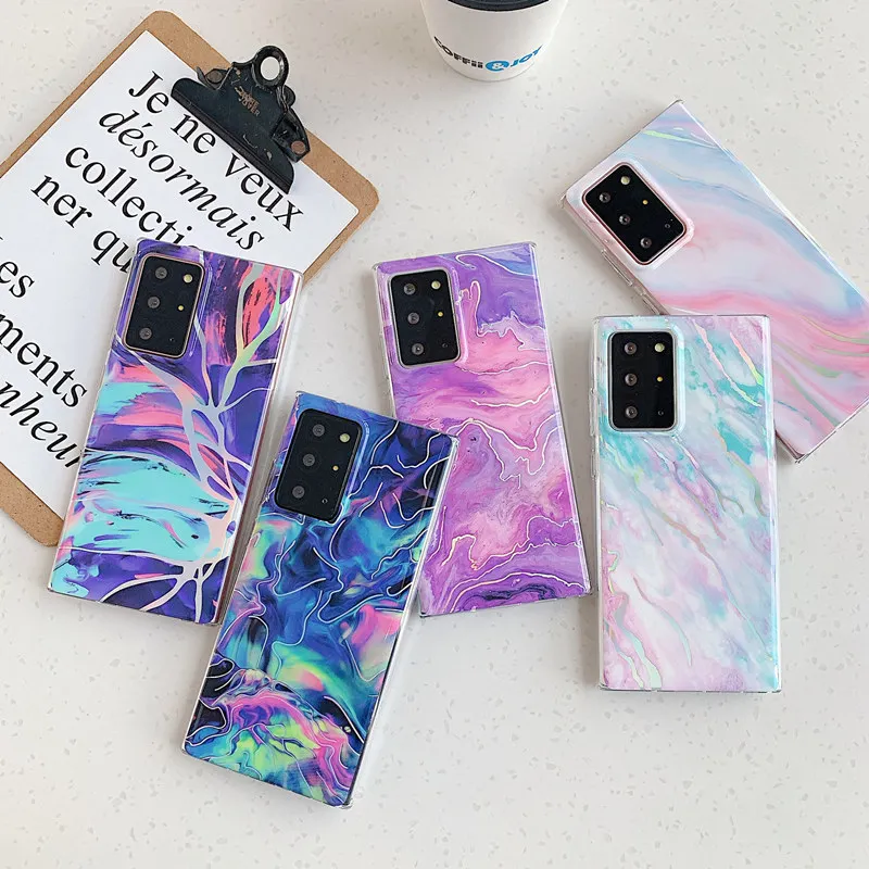 

Fundas A32 For Samsung S21 Ultra Phone Case Luxury Carcasa For Samsung A32 A72 A52 A21S A42 A12 S21 FE Note 20 Ultra Marble Case