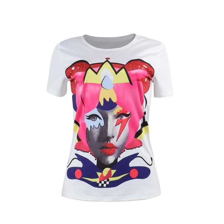 

OEM Wholesale Service Eco Friendly 3D Sublimation Custom Cartoon Unisex T-Shirt