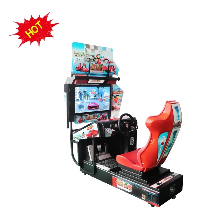 Лучшие продажи низкая цена Монета работает Видео вождения Outrun симулятор Аркада гоночный автомобиль игра машина для игровой зоны