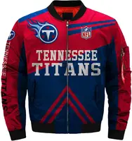 

QUDING Latest NFL Add wool Unisex Polyester custom Digital Print flight jacket for teacher