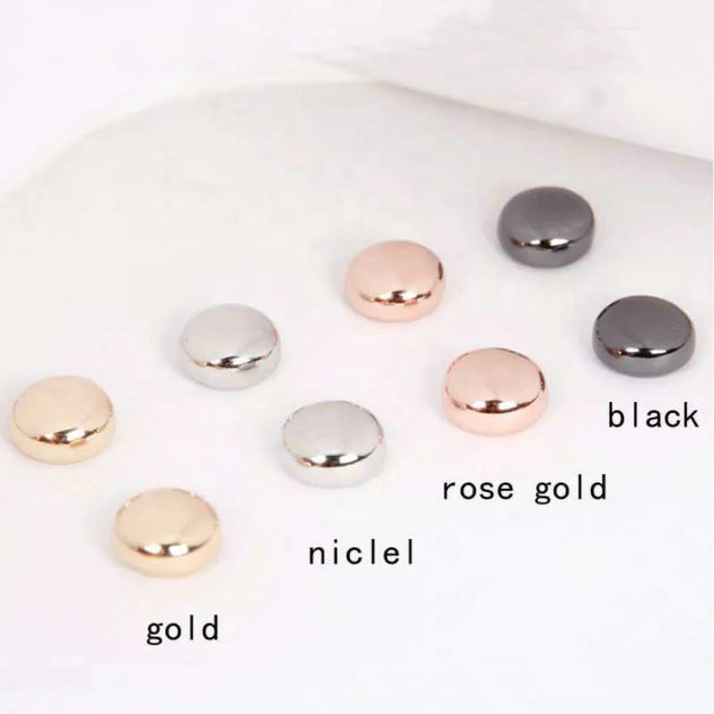 

2021 new fashion jewelry wholesale magnet Round Hijab Scarf pins Brooches Customizable