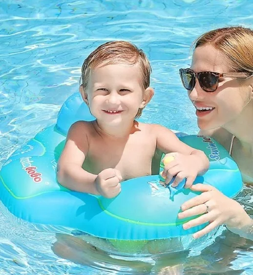 

Inflatable Float Solid Infant Trainer Training Toys Adjustable Safety Strap Swimming rings, Picture or customized