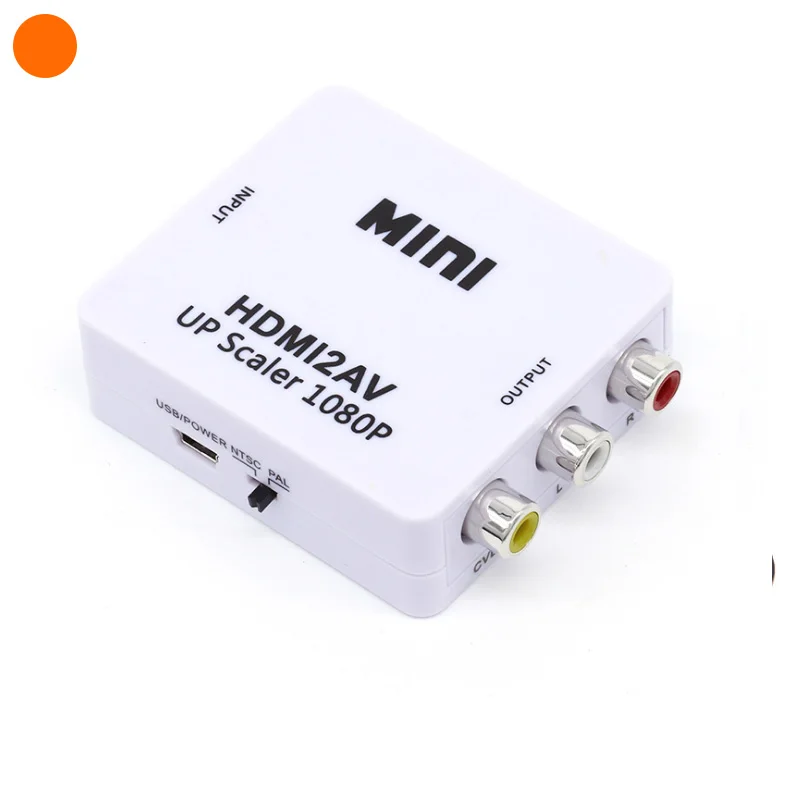 

Mini Size 1080p HDMI2AV HDMI to AV HDMI to RCA Video Audio Converter