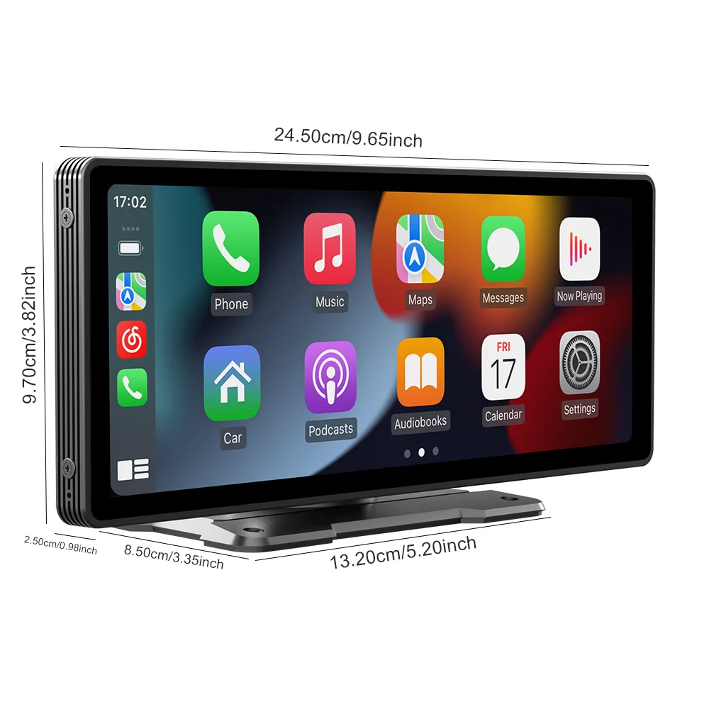 

Universal Wireless 10.26 inch Touch Screen Car Video Player Android Stereo Carplay Portable Car Radio Carplay