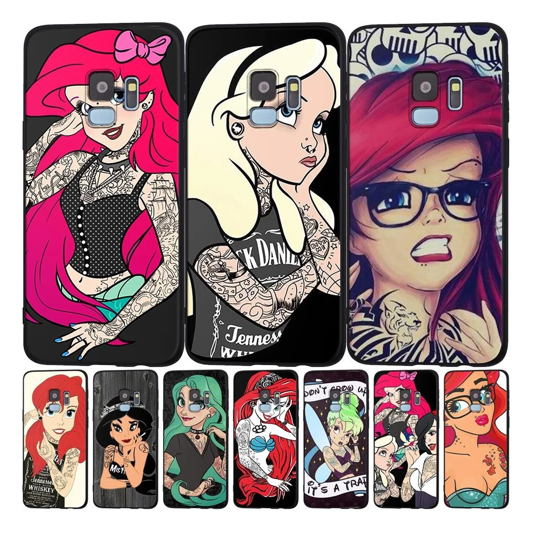 

Tattoo Girls Pattern Matter TPU Case For Samsung 20 Ultra UV Printing Silicone Cover for Note 20 Plus A21S A11 A21 A31 A41 A01