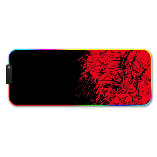 

xxl Custom glowing RGB led gaming USB backlight mouse pad