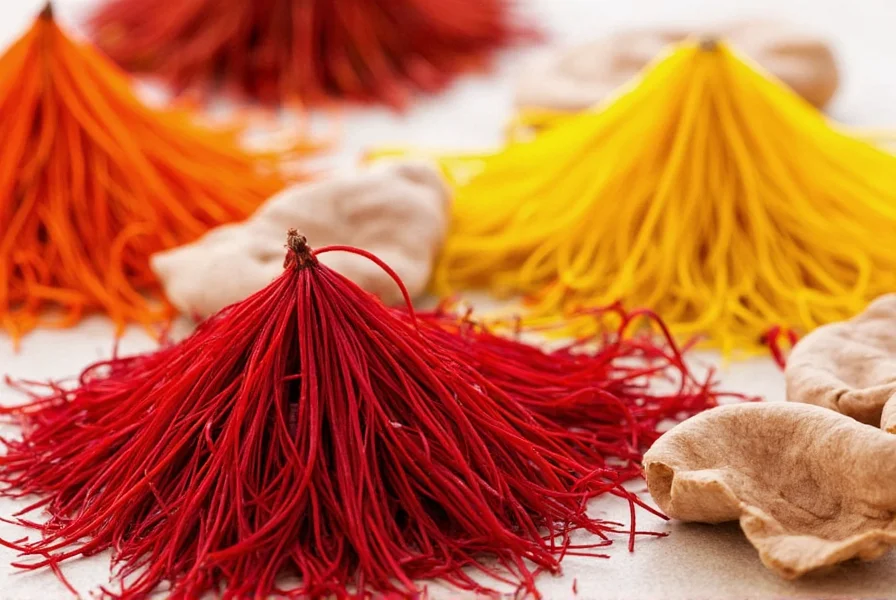 Side-by-side comparison of authentic saffron color test in water versus fake saffron showing immediate dye bleeding