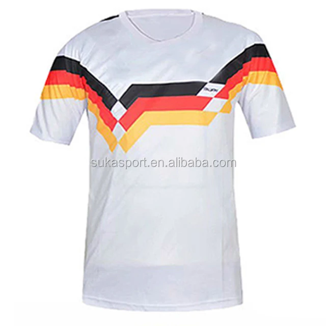 1990 world cup jersey men adult Klinsmann Germany retro football jersey soccer jersey