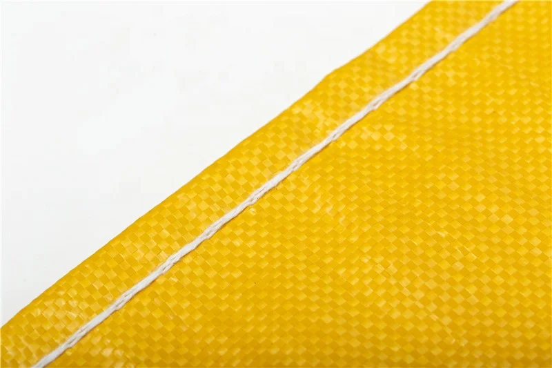 
agriculture yellow corn soybean pp woven grain sack 50kg bolsas de polipropileno 
