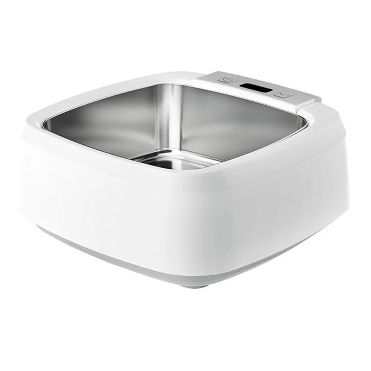 

Automatic Keep Warm 304 Stainless Steel Cat Dog Bowl 1.5L Safe Reliable Pet Food Feeder Drinking Water Bowl, White