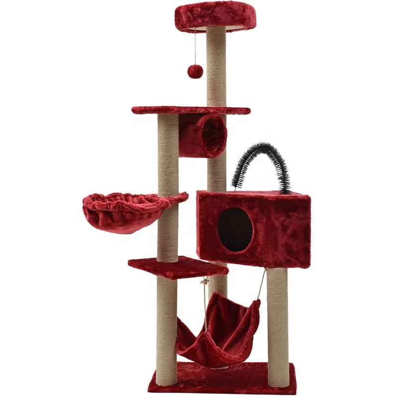 

Big Tower Pet Scratcher Funny Climbing Cat Tree