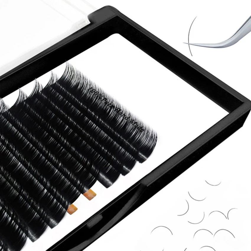 

individual eyelash extensions mink eyelash vendor customized boxes 0.15 0.20mm silk classic Eyelash Lash Extension