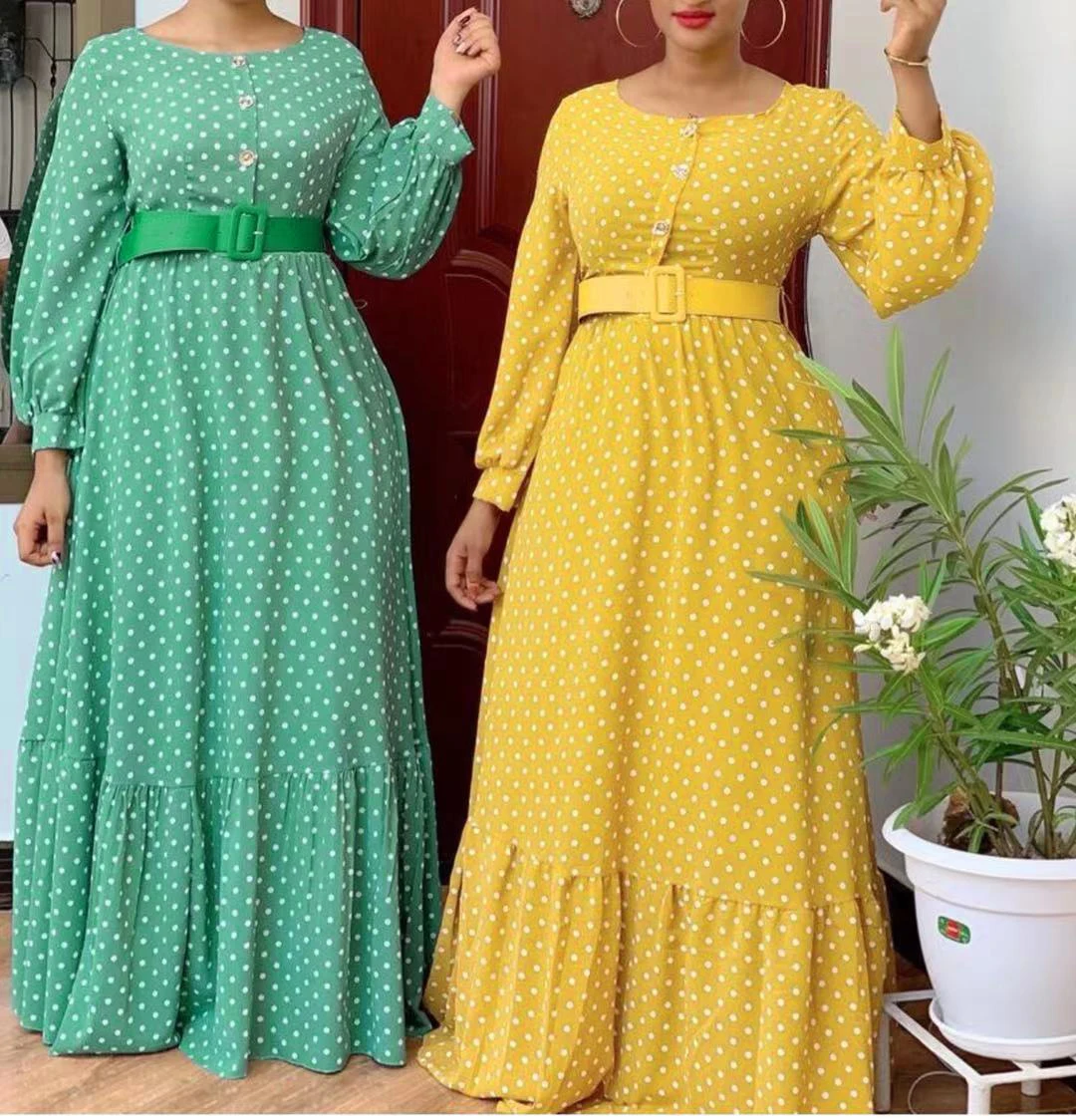 

H & D Latest Styles Trendy Women Clothing Women Party Dresses With Belt