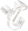 Clear Hinged Ceiling Hook Designed for Classrooms and Office Settings - Holds up to 10 lbs