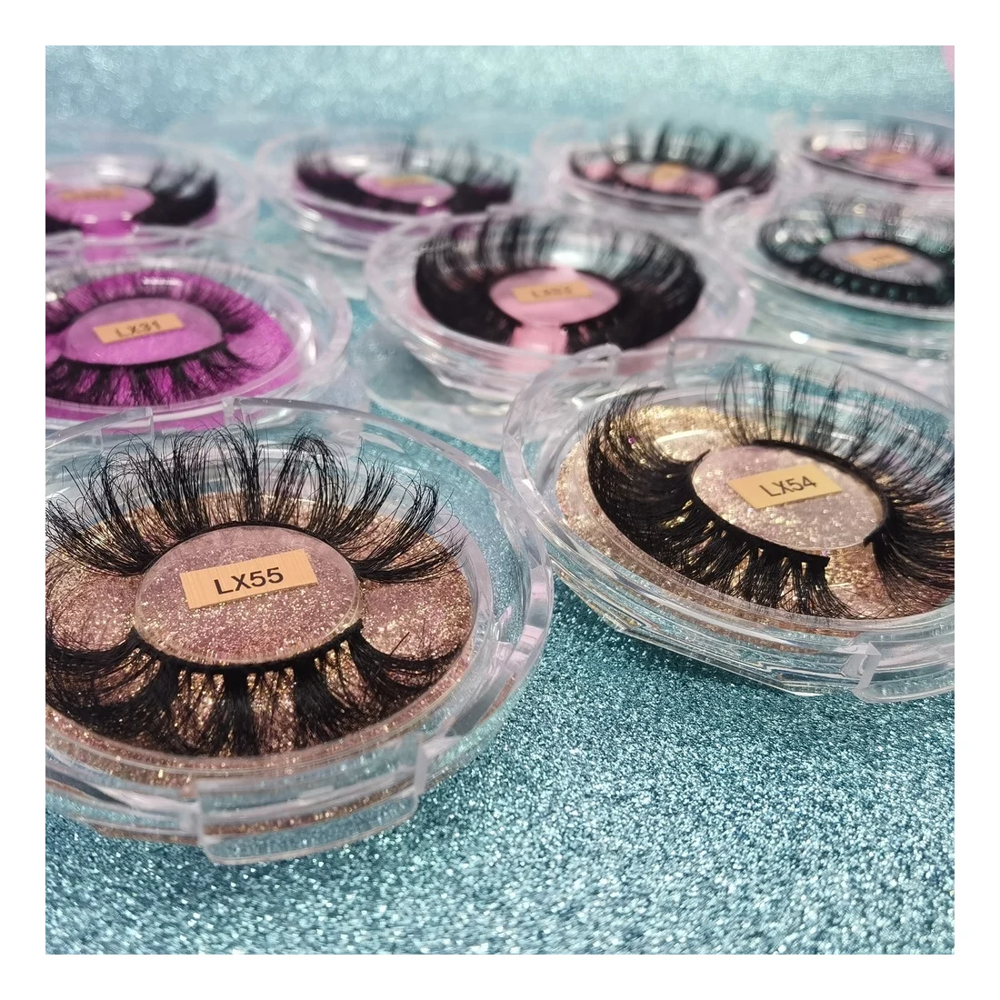 

2021 new arrivals Private label custom 25mm 3d mink lashes packaging box mink lashes custom logo 3d mink eyelashes vendor