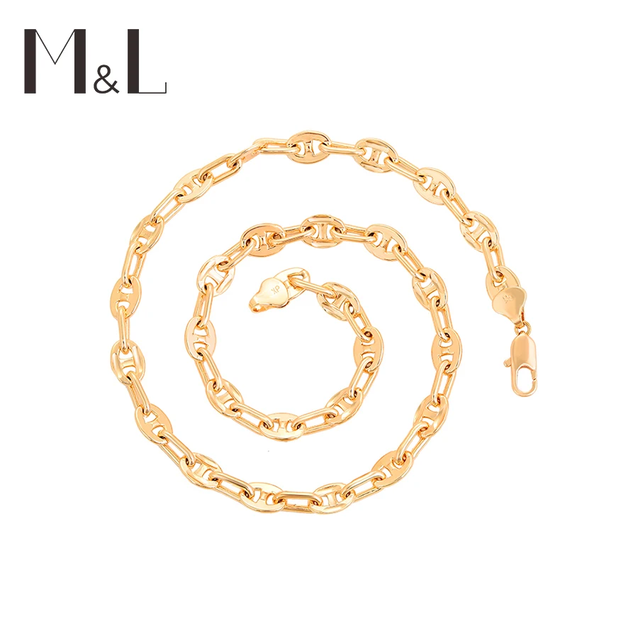 

X000761396 Xuping Jewelry chains for men snake brass chain gold 18k women gold jewelry charm jewelry