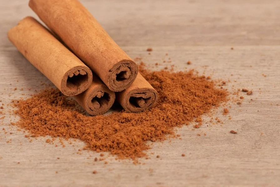 DIY cinnamon ant repellent mixture in spray bottle with cinnamon sticks and powder
