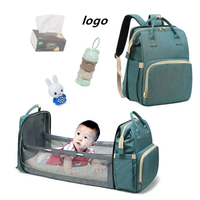 

new bed born bag baby sleep diaper backpack bag for baby organic winter cotton bed, Customized color