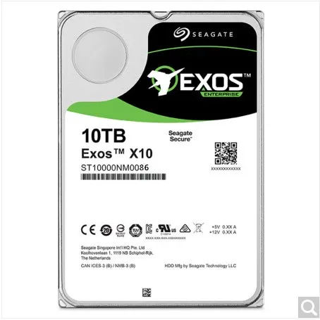 

Seagate Exos X10 Hard drive 10 TB internal 3.5" SATA 6Gb/s 256MB 7200rpm ST10000NM0086
