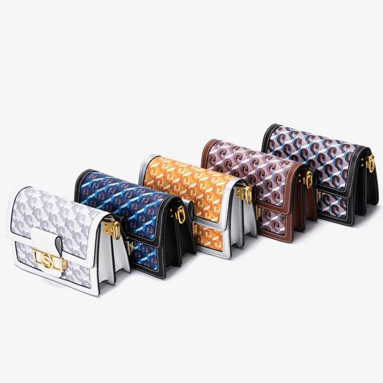 

3D Printing High Quality Japanese Small Long Strap Messenger Bags Lightweight Retro PU Leather Shoulder Bag for Women