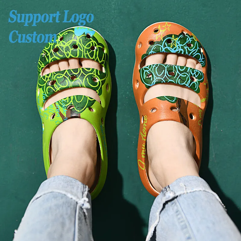 

Wholesale Factory Price New Design EVA Anti-Slip Unisex Clogs Shoes Custom Packaging Classic Hole Shoes