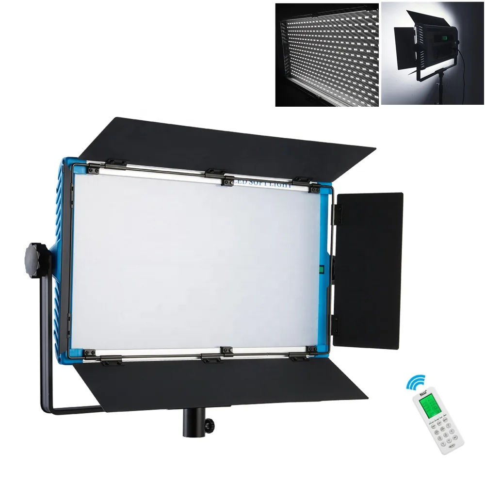 

Yidoblo A-2200RP 150w 5500k SMD led lights for video shoot, led panel photography tv broadcasting light with Remote, Blue/black