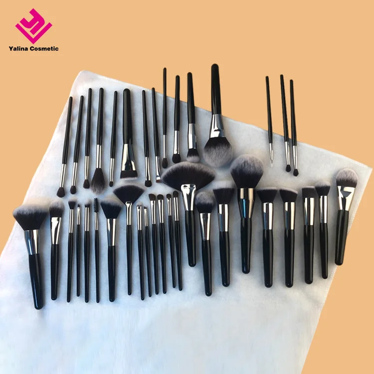 

Fashionable Personalized wooden Handle Make Up Brush Private Label Bushes Cosmetic Makeup Brush Set