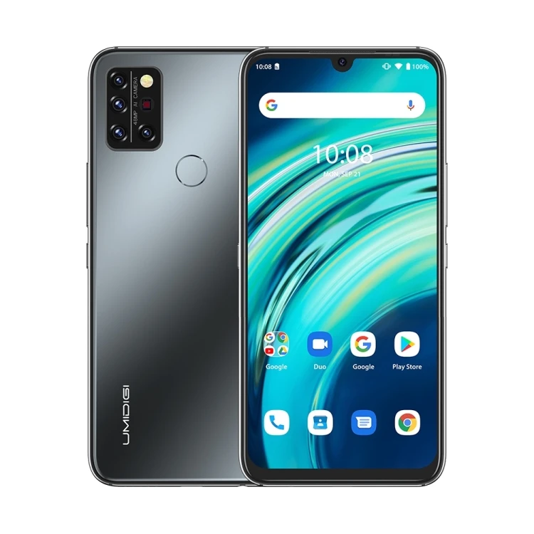 

2021 New 6.3 inch Android 10 Mediatek Helio P60 Octa Core 4GB+64GB 4150mAh Battery UMIDIGI A9 Pro Cell Phone