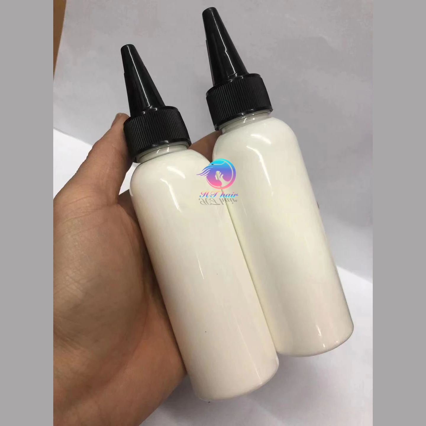 

wholesale 148ml private label lace wig glue free sample waterproof lace front wig glue permanent hair glue, White