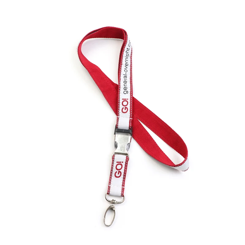 

Promotional Advertising customized print polyester mini coil woven lanyard