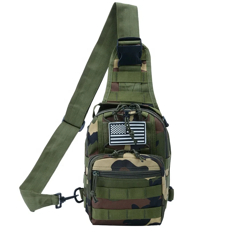 

LUPU waterproof polyestermilitary shoulder chest bag in stock, Multi