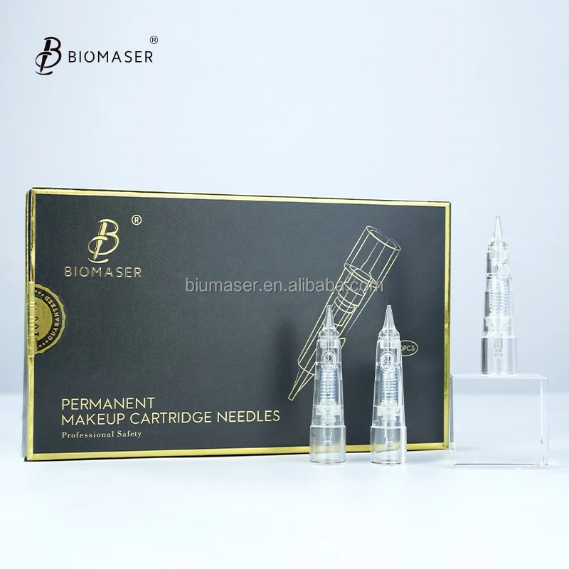 

Professional Biomaser Permanent Makeup Needle Cartridge Factory Cheap Price Permanent Makeup Tattoo Needle