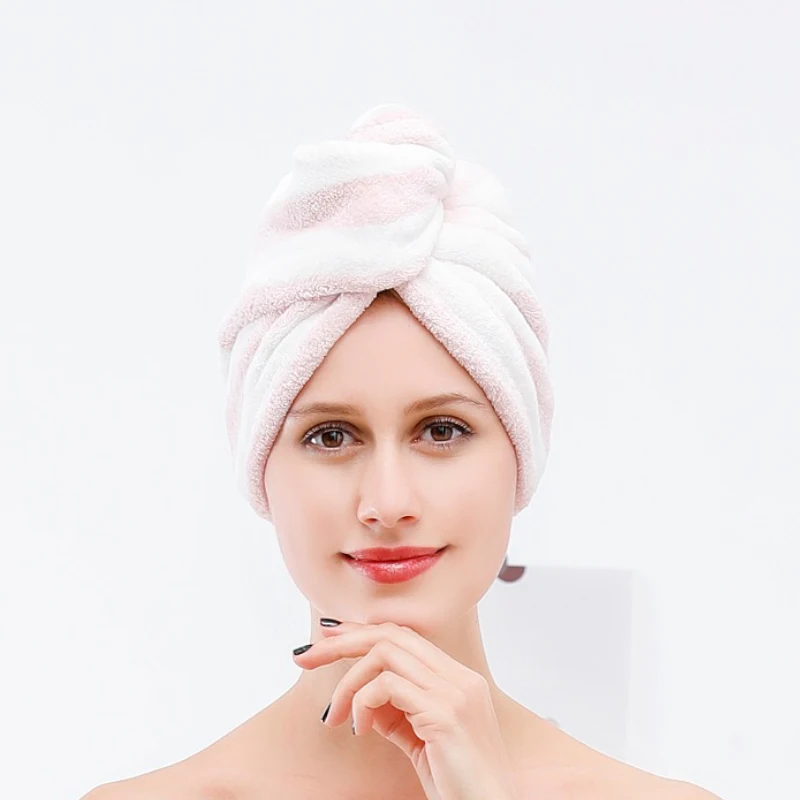 

Dry Microfiber Micro Fiber Velvet Extra Long Bath Towel Wrap Hat Dryer Turban Hair Drying Cap