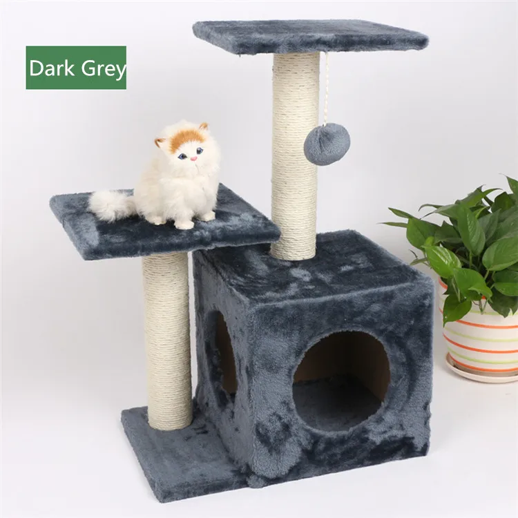 

New Cat Nest Toys Cat Climb Tower Cat Scratching Post Scratch Couch Sisal Pet Supplies