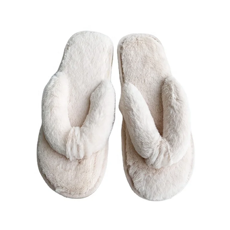 

Accept custom label logo furry flip flops Cheap wholesale shoes women lady flat ladies indoor home sandals slippers, Plain