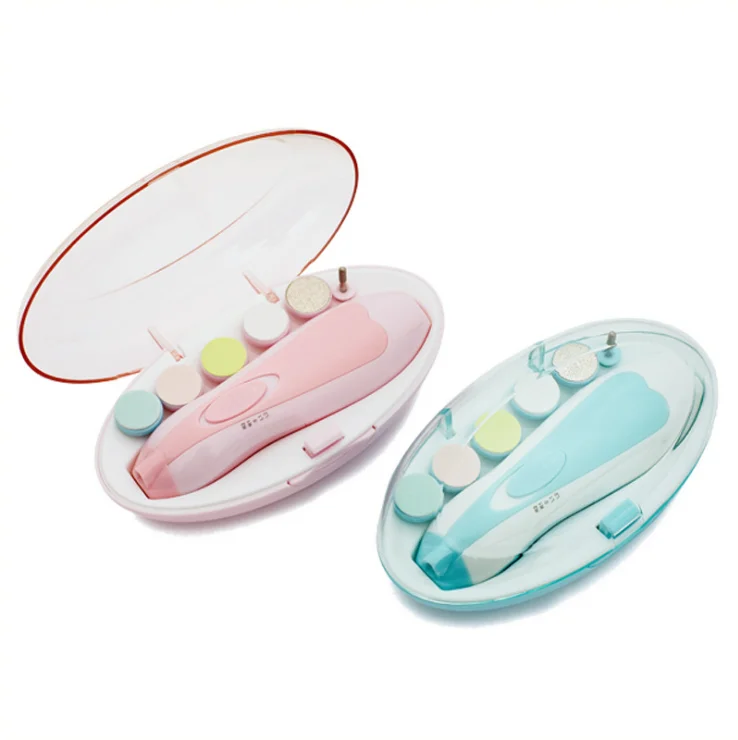 Drop shipping agent Electric Newborn Child 4 Speed Nail Care Nail Trimmer Drills Polisher Scissors