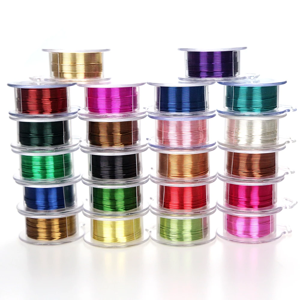 

XuQian Drop Shipping 20 Guage Gold Plated Copper Wire for Jewelry Making Supplies