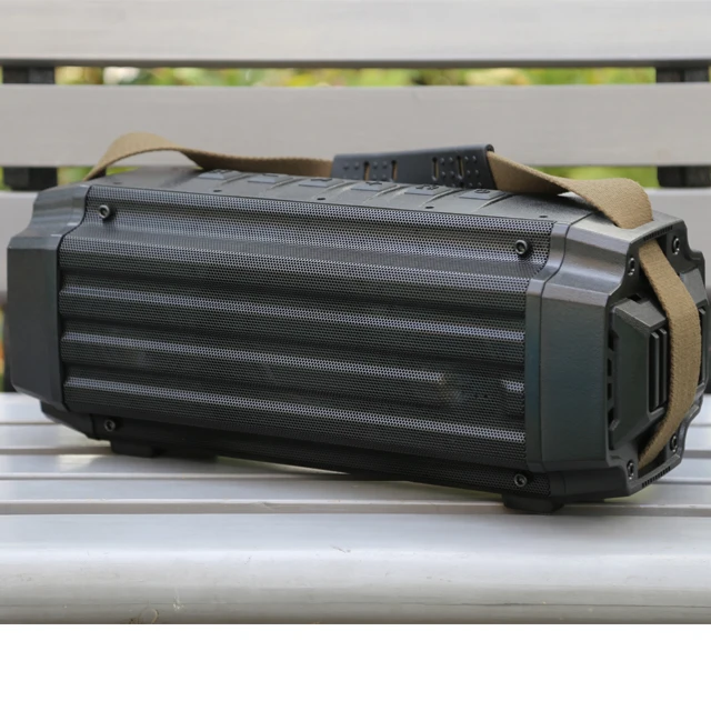 Stereo round metal wireless portable mini bluetooth speaker outdoor - ANKUX.COM
