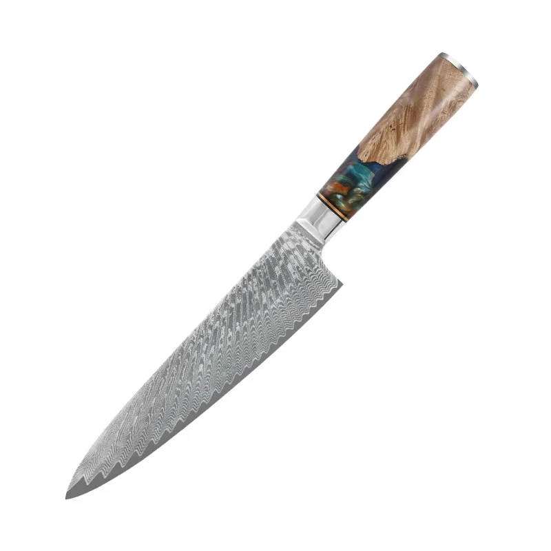 

Damascus Steel Western Kitchen professional beef knife Western knives chef's knife
