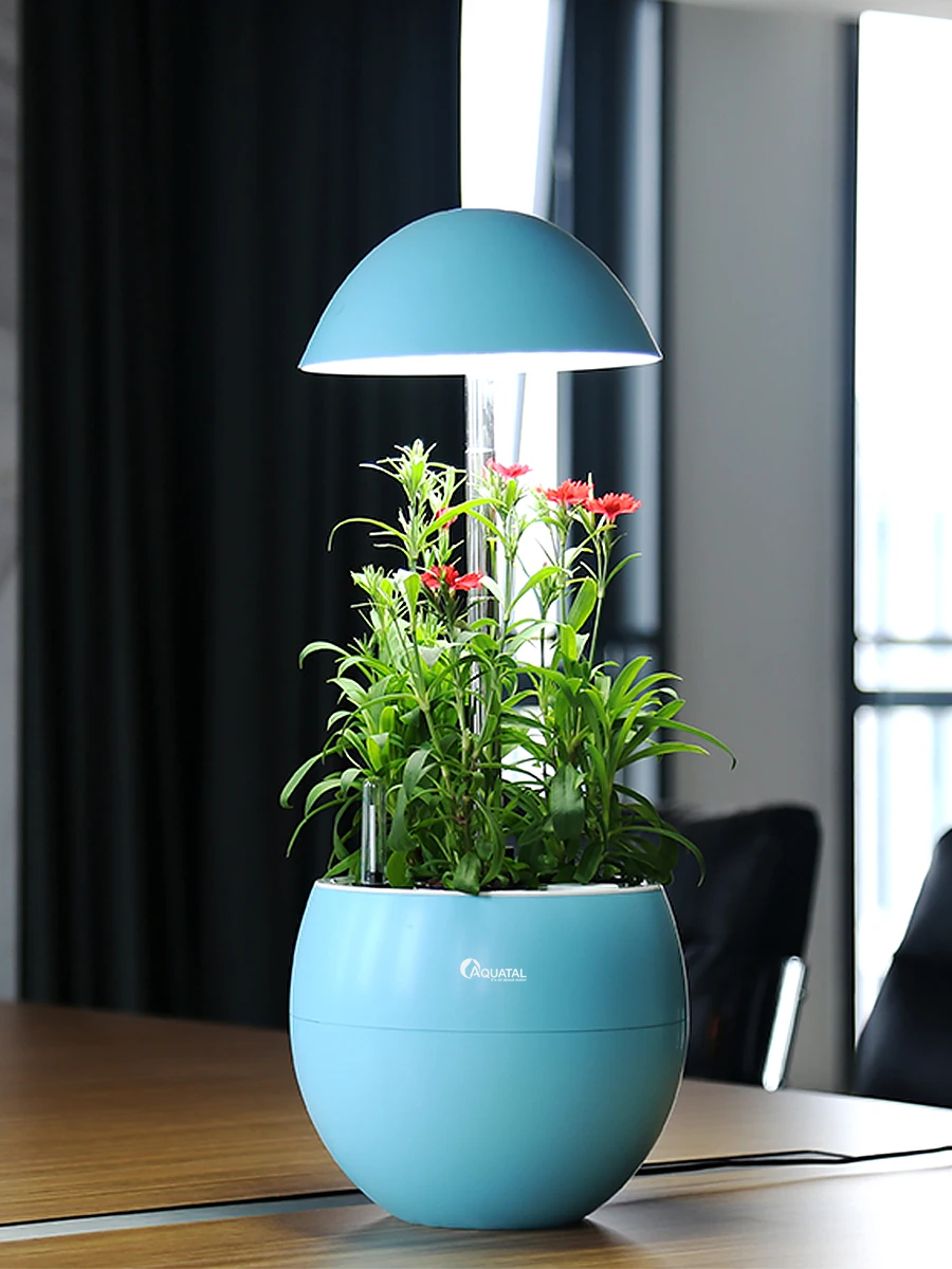 office mini green plant air purifier