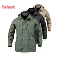 

M65 Field Jacket Tactical Military Army Combat Jackets Outdoor Hoodie Coat Men Multi-pocket Waterproof Jackets