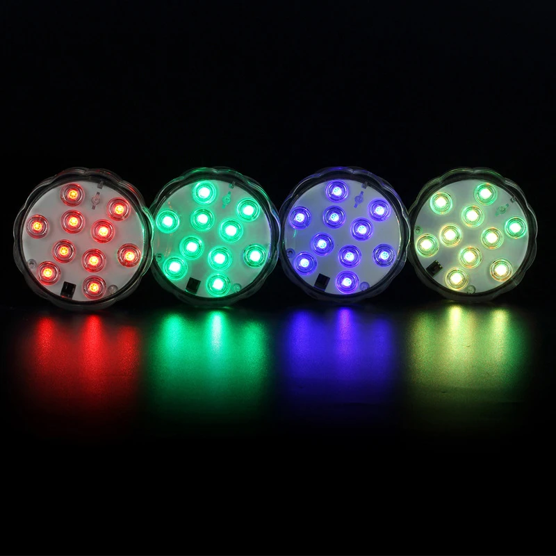 
Colour Changing Lights AA Battery Remote Led Waterproof Submersible Light  (60675702354)