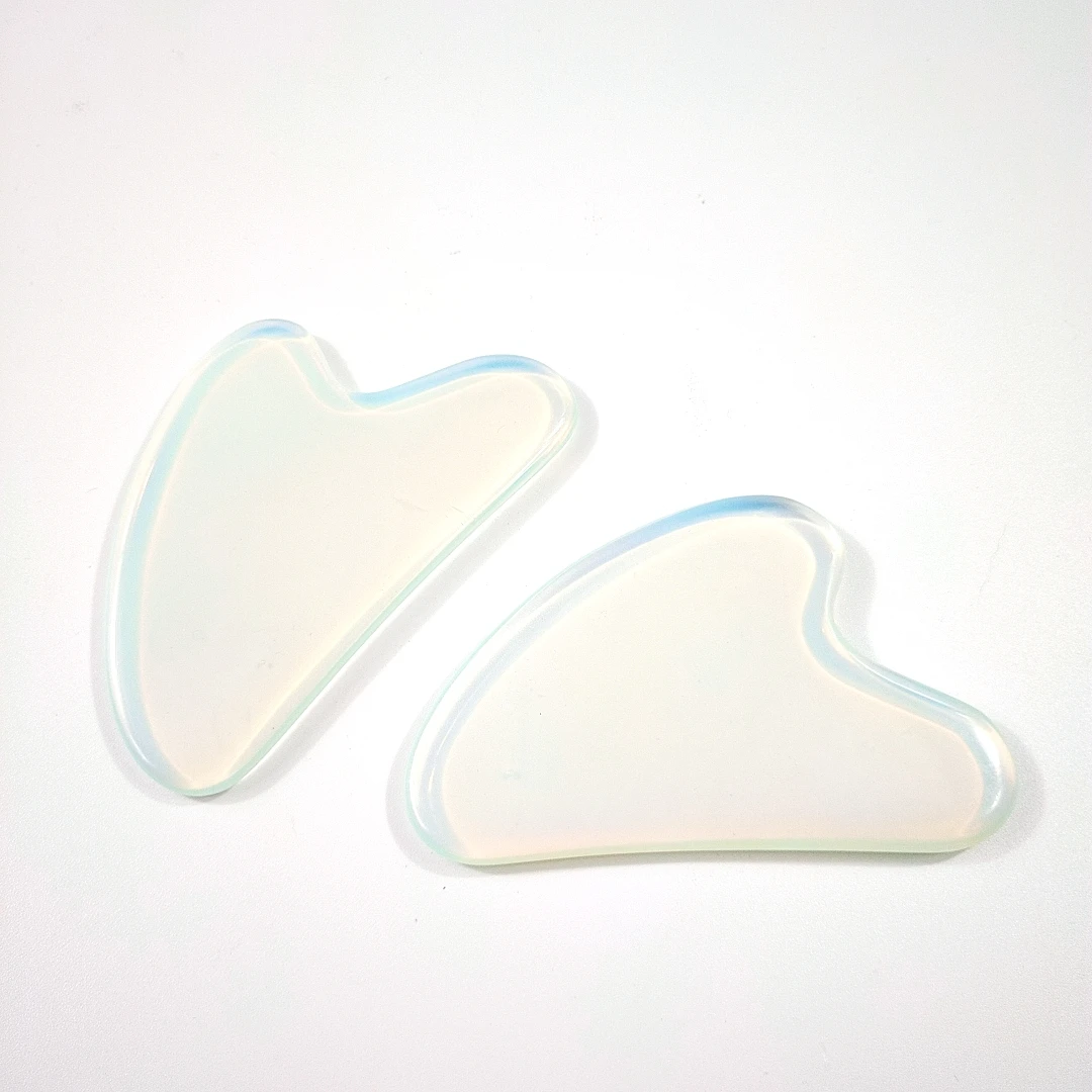 

Wholesale opalite private label heart jade gua sha