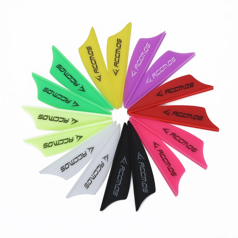 

1.75 Inch 8 Colors TPU arrow feathers For archery DIY