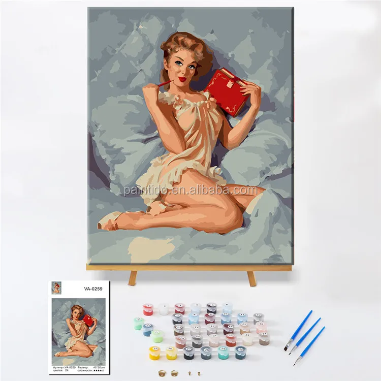 

Paintido Artistic Portrait Digital Painting For Adult Decorative By Numbers