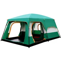

A093 4 Season 8/9/10/11/12 Person Fiberglass Frame High Quality Sun Shelter Large Family Camping Hiking Picnic Outdoor Tent