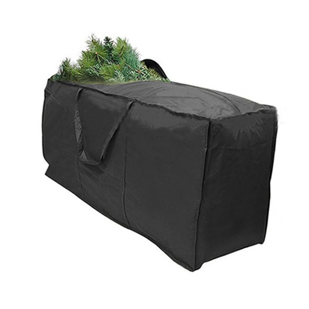 

Waterproof Christmas Tree Storage Bag Large Xmas Artificial Tree Organizer Xmas Gift Paper Case, Black