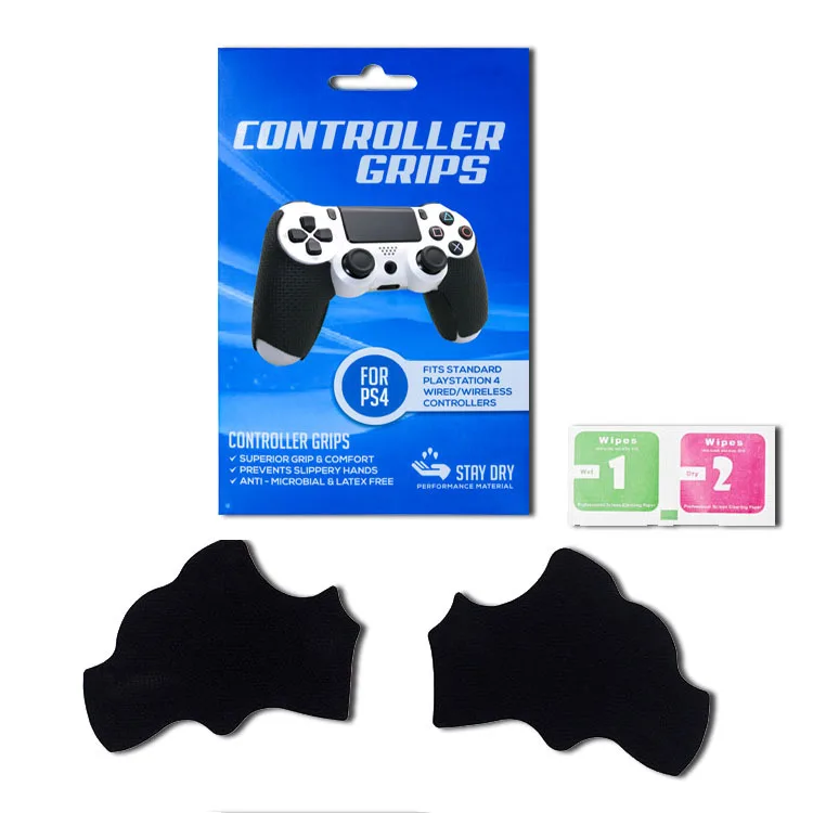 

Anti-slip Controller Cover Smart Hand Grips Silicon Skin Protector for PlayStation Dual-shock 4 PS4 Pro Slim Controller Joystick, Black