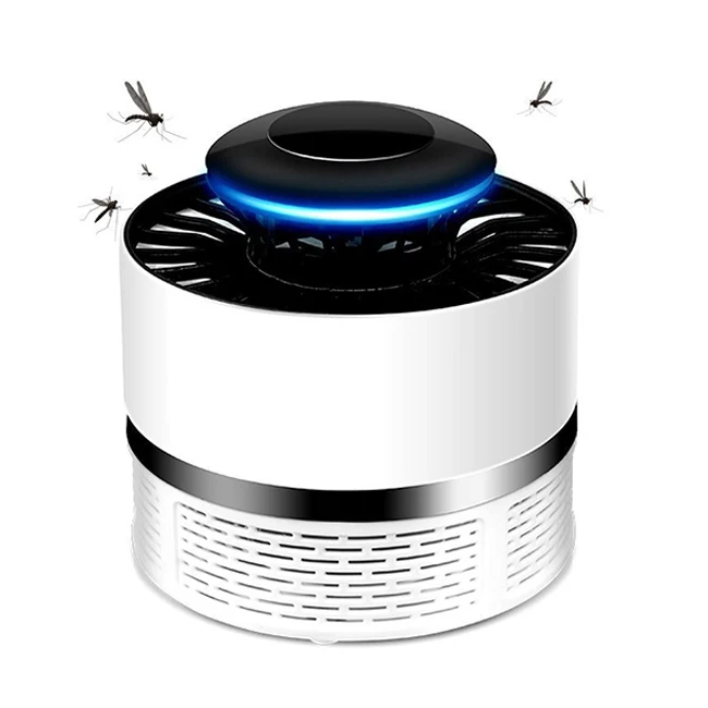 

UV led electric mosquito killer lamp insect killer indoor bug zapper, Gray/white