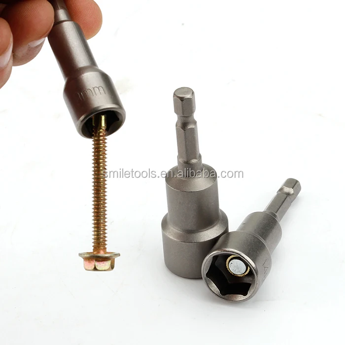 Hex Socket Sleeve Nozzles Strong Magnetic Nut Driver Set Drill Bit ...